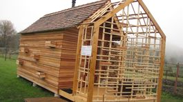 Saunu v Zvolenskej Slatine dedinčanom postavili skauti 