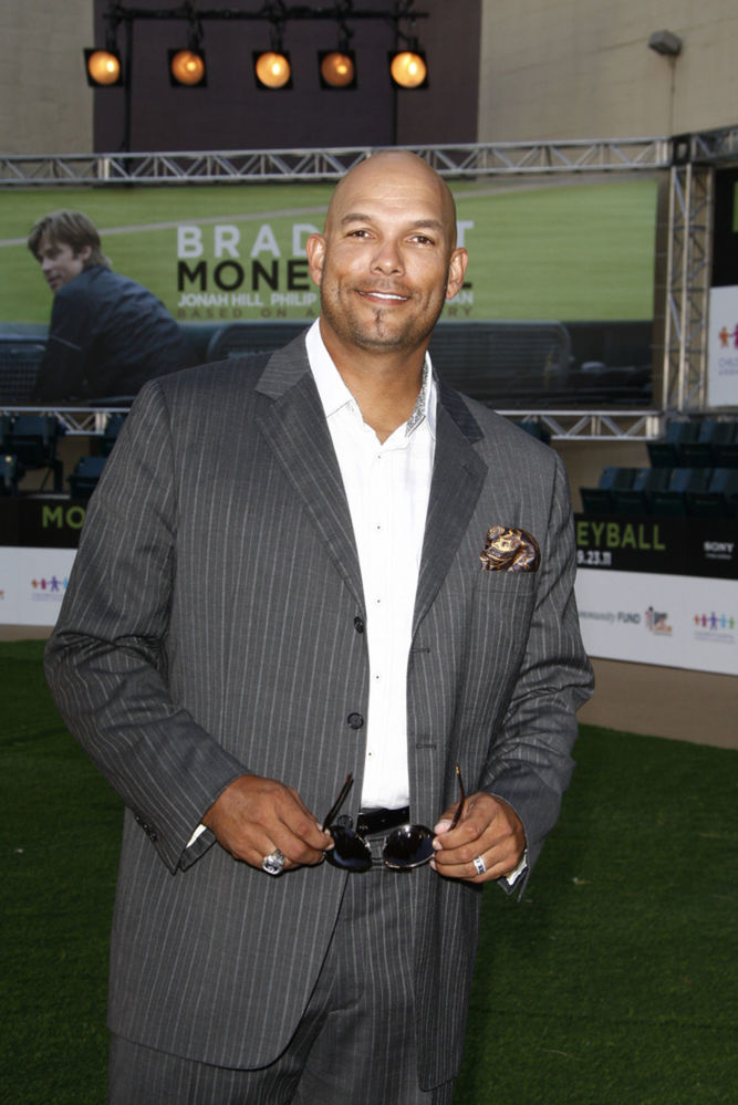 Basketbalista David Justice.