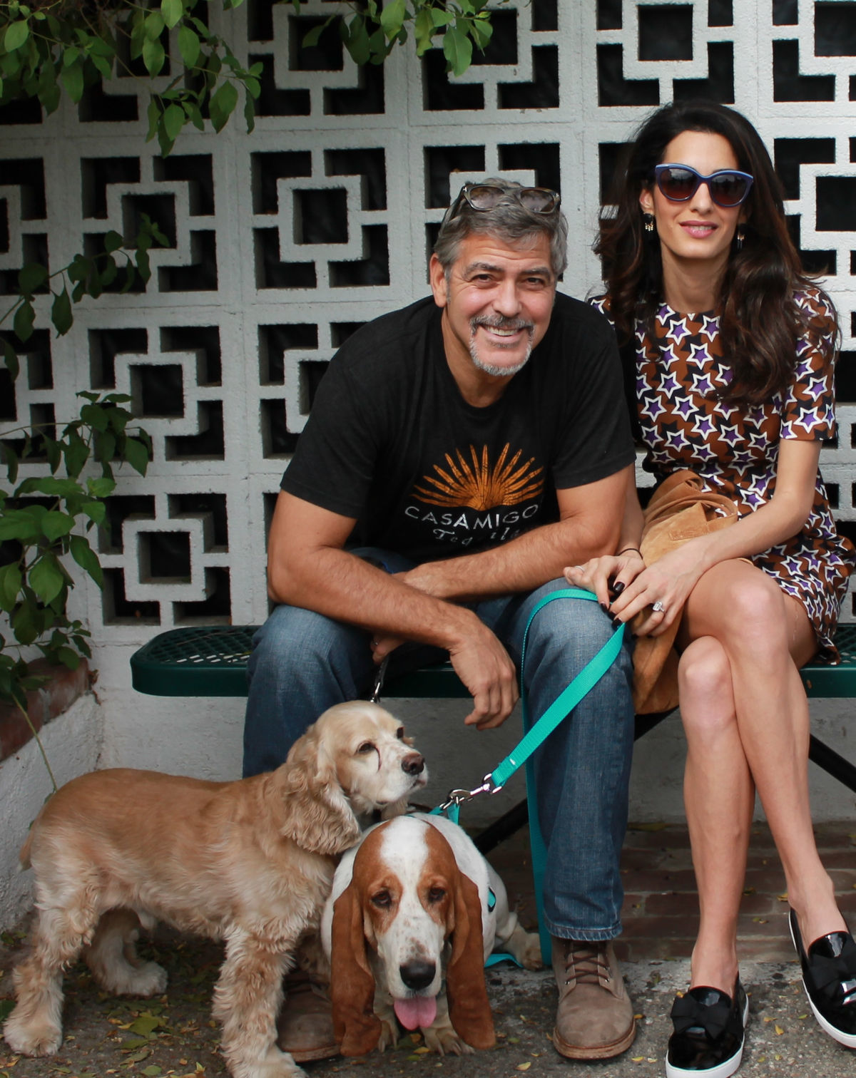 Herecký pár George Clooney a jeho manželka Amal...