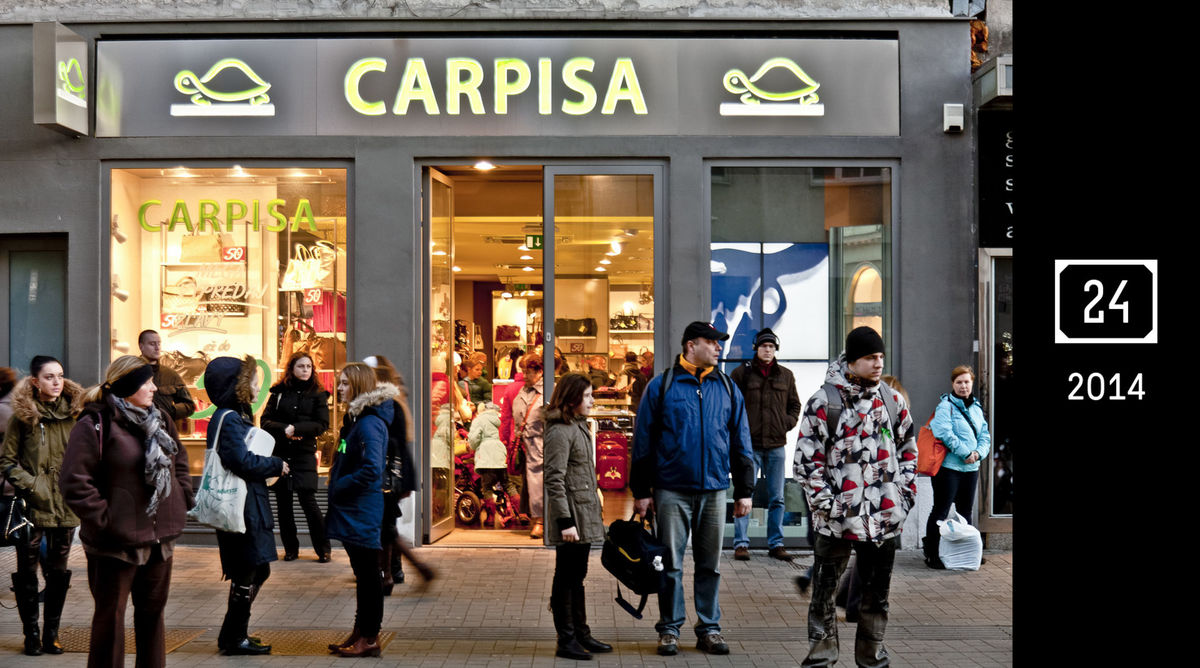 Obchodná ulica č. 24 v roku 2014.