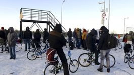 Z arktického Ruska prišli migranti do Nórska na bicykloch