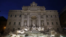 fontána di Trevi, Rím, Taliansko