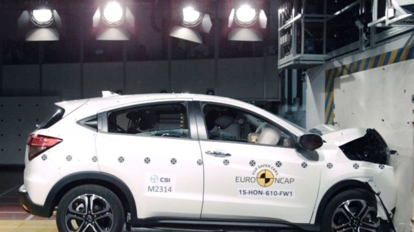 Honda HR-V síce dosiahla na päť hviezdičiek,...