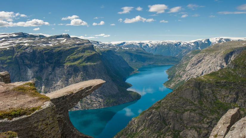 Trolltunga v Nórsku