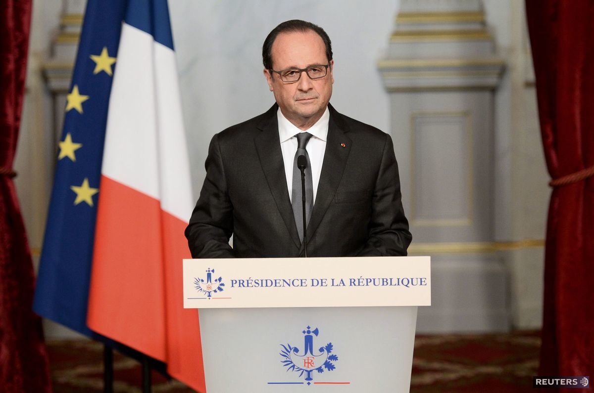 Francúzsky prezident Francois Hollande hovorí o...