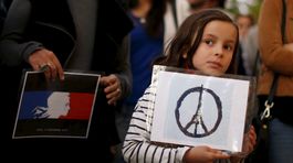 Symbolom solidarity sa stala kresba s Eiffelovkou