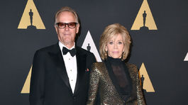 Herec Peter Fonda a jeho sestra Jane Fonda.