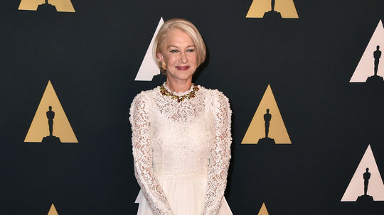 Herečka Helen Mirren.
