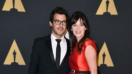 Manželia Jacob Pechenik a Zooey Deschanel prišli spoločne. 