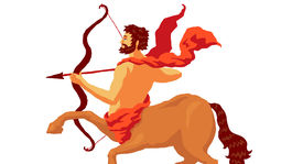 O muža, v znamení strelca, je všade bitka