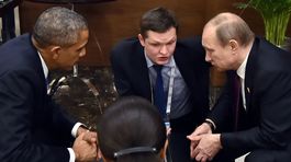 Obama pri neformálnom stretnutí rokoval s Putinom o Sýrii