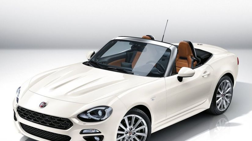 Raritou výberu je roadster Fiat 124 Spider....