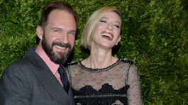 Herečka Cate Blanchett a jej kolega Ralph Fiennes.