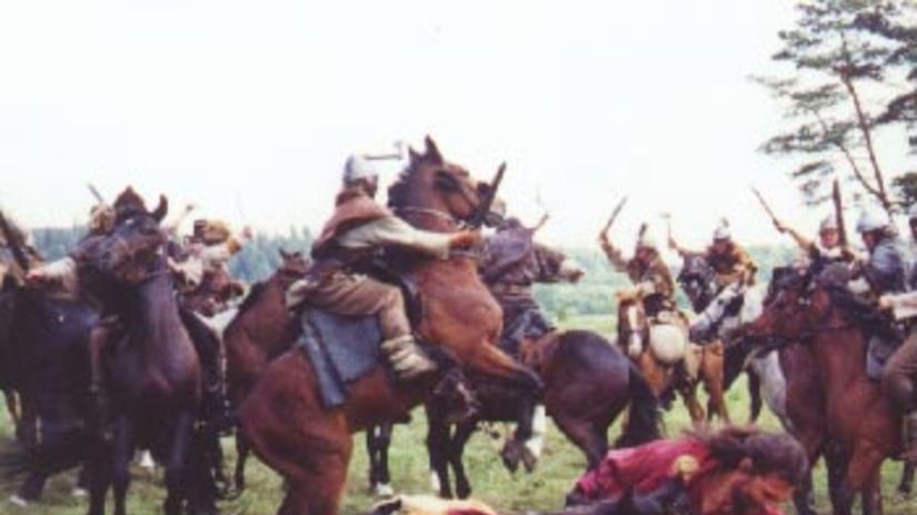 Skupina Borseus vo filme Atila Hun.