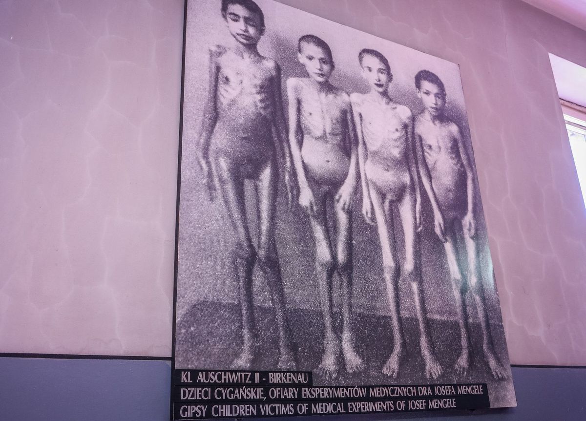 Fotografia v Auschwitzi - rómske deti z...