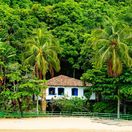 Costa Verde, Brazília, dom, palmy, prales, džungľa