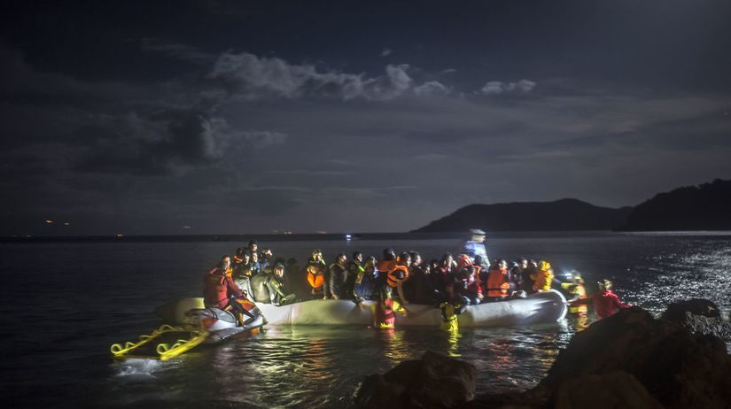 Grécko, Lesbos, utečenci