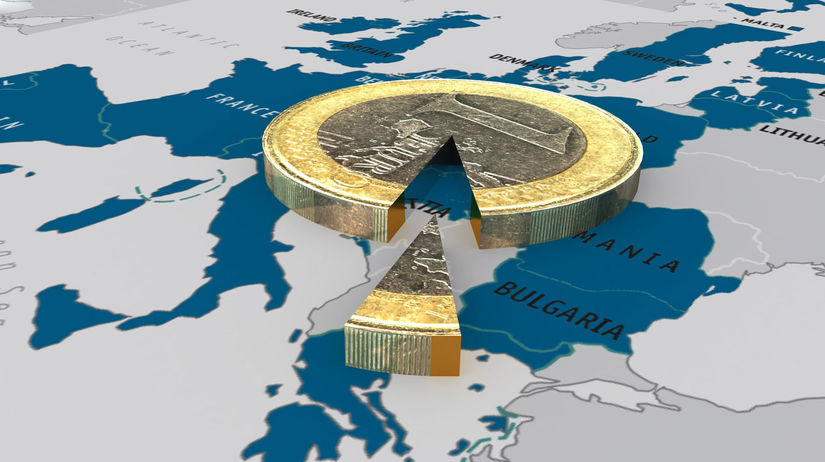 euro, eurozóna, peniaze, graf
