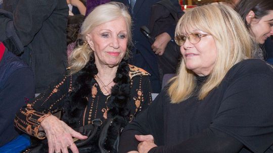 Mária Kráľovičová a Alena Chudíková na krste...