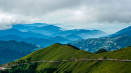 Taroko, Taiwan, hory, kopce, chodník, turistický chodník, nebo, obloha, príroda