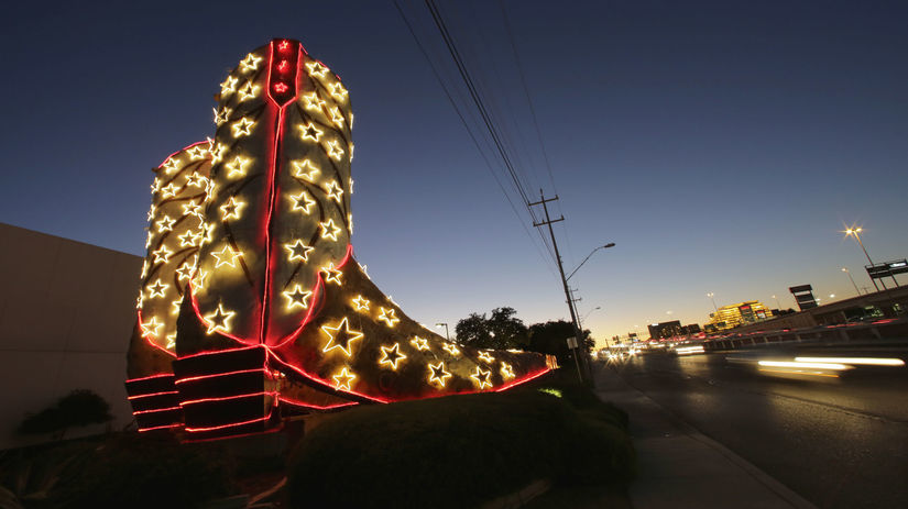 Vianočná dekorácia v texaskom San Antoniu.