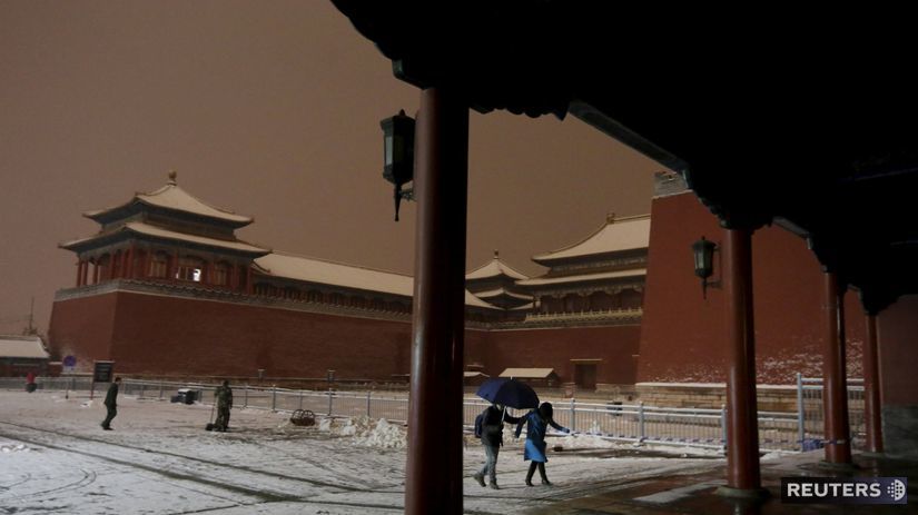 Brána Wumen v čínskom Zakázanom meste.