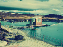 Island, Modrá lagúna, termálne kúpalisko, voda, bazén,