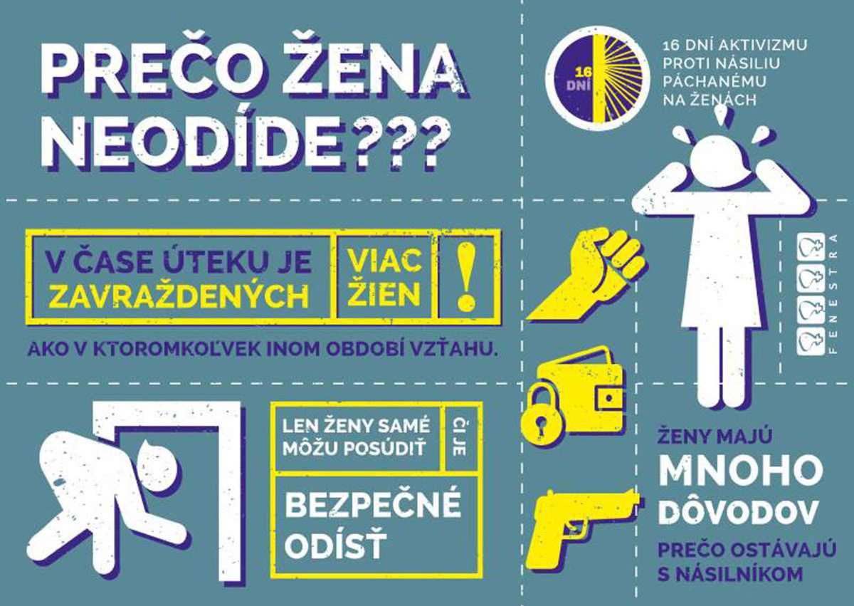 Jeden z letákov kampane 16 dní akvitizmu proti...