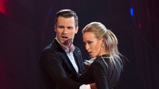 Katarína Štumpfová a Leoš Mareš v šou StarDance.