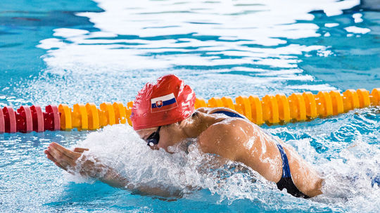 Andrea Podmaníková, plávanie