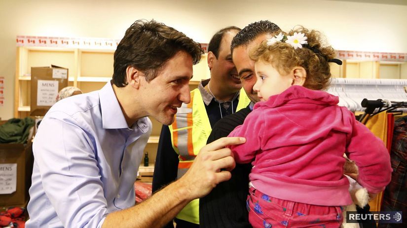 Kanada, utečenci, Justin Truedau,