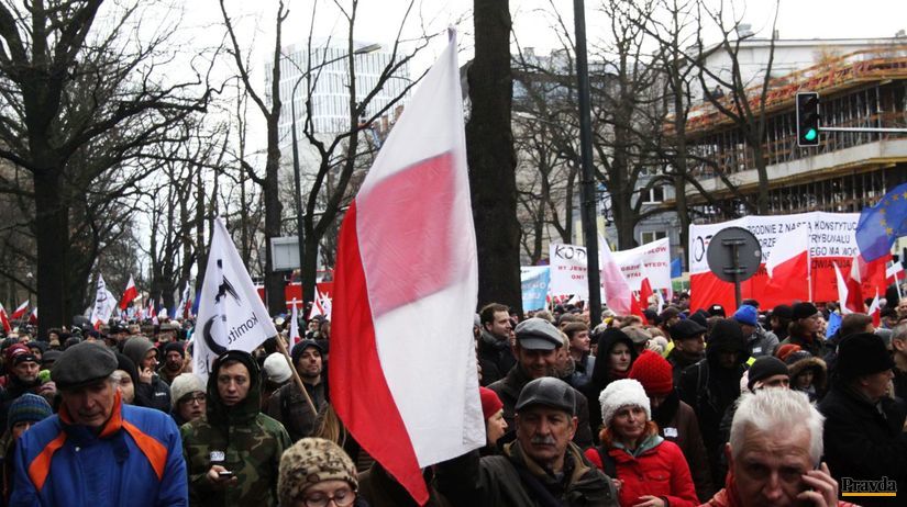 Poľsko, protestm Varšava