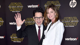 Režisér J.J. Abrams a jeho manželka Katie McGrath.