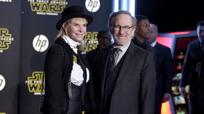 Režisér Steven Spielberg a jeho manželka Kate...