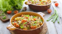 Kyslá kapusta netradične, s červenou šošovicou