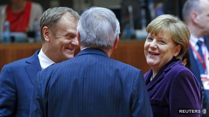 Merkel, Tusk, Juncker, summit, Brusel