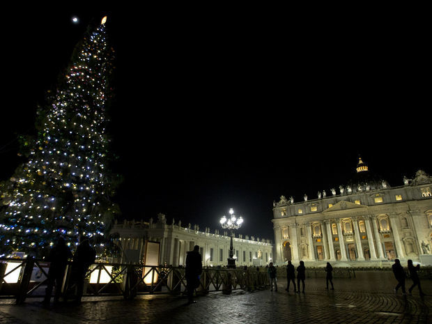 Vatikán, Vianoce, stromček