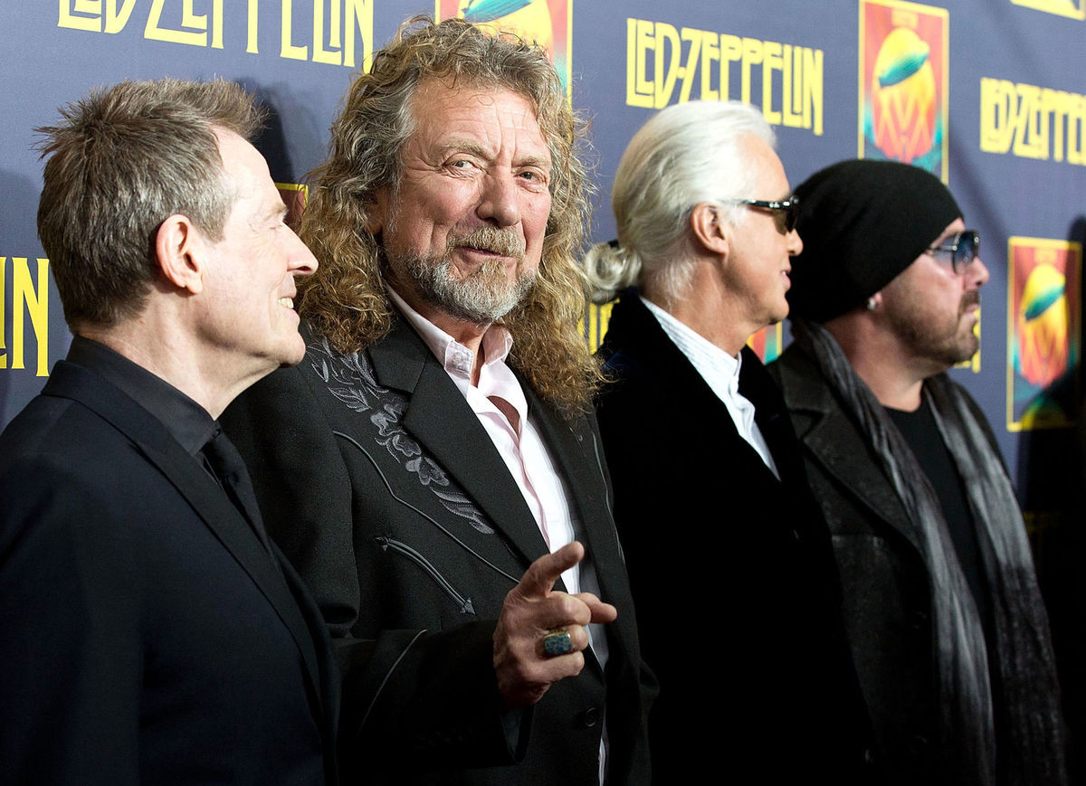 John Paul Jones, Robert Plant, Jimmy Page a...