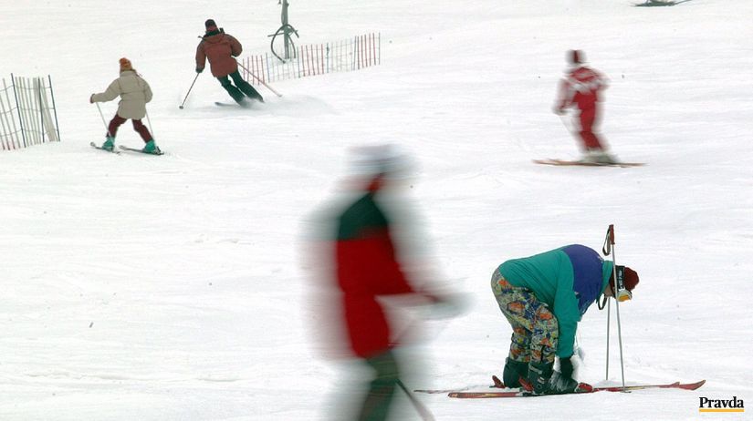 lyžovanie, lyžovačka, lyžiari, sneh, pezinská...