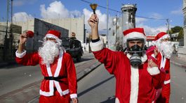 Betlehem, Jordánsko, Vianoce, Santa Claus