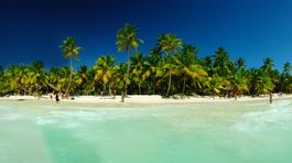 Silvester v Dominikánskej republike, more, Karibik, pláž,