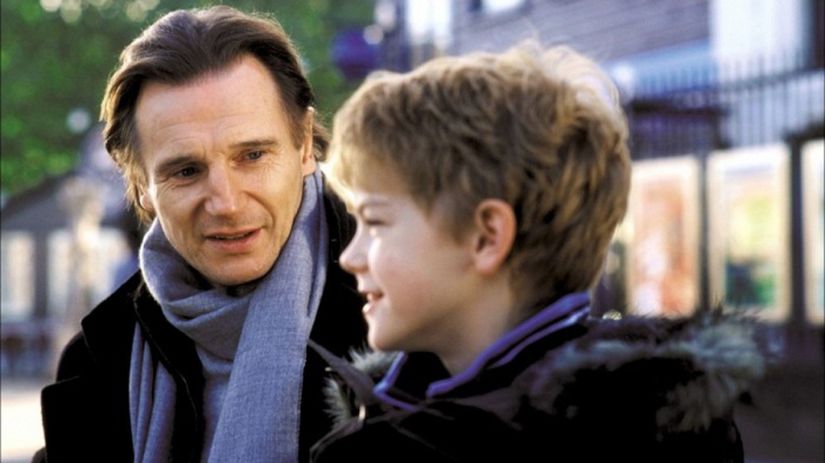 Thomas Brodie-Sangster a Liam Neeson