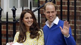 Charlotte, princ William, Kate
