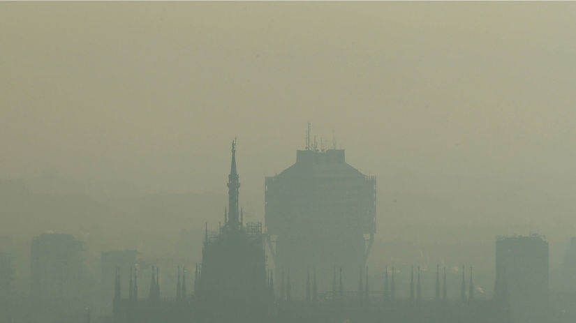 Taliansko, smog, Miláno