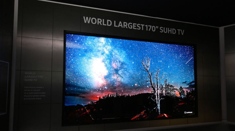 Najväčší televízor, SUHD, Samsung, LED, LCD