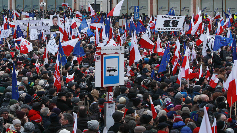 Poľsko, protest