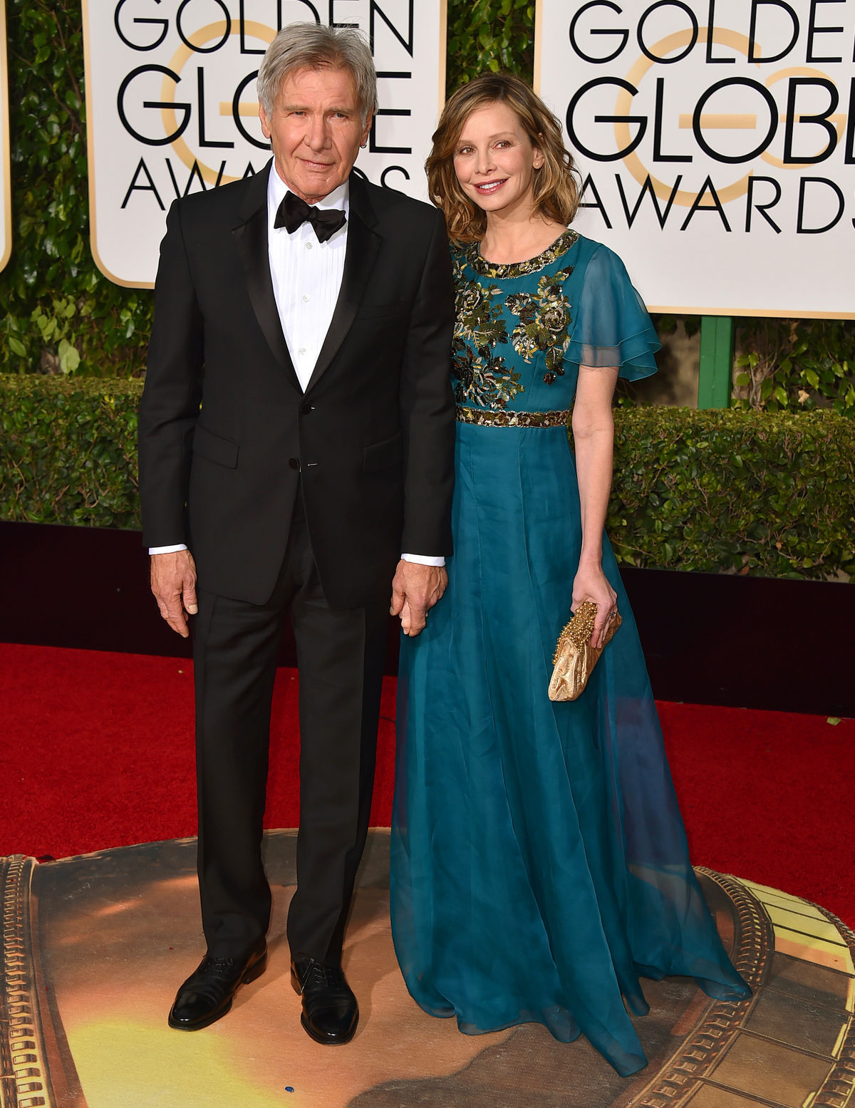 Manželský pár Harrison Ford a Calista Flockhart.