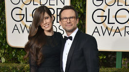Herec Christian Slater a jeho priateľka Brittany Lopez.