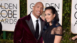 Herec Dwayne Johnson a jeho dcéra Simone Alexandra Johnson.