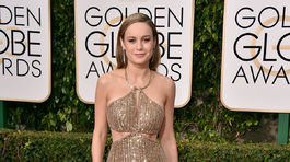 Herečka Brie Larson prišla v šatách na mieru od Calvin Klein Collection.